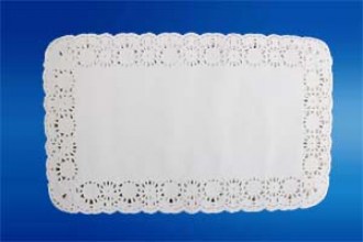 Салфетки бумажные ажурные форма «Прямоугольник» 350х450мм, 250шт